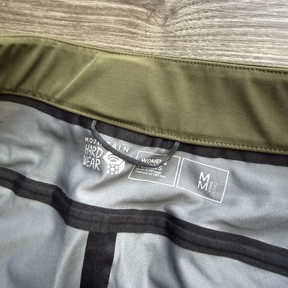 Mountain Hardwear Recco GoreTex Snow Ski Pants Women's MT Green - Picture 5 of 12